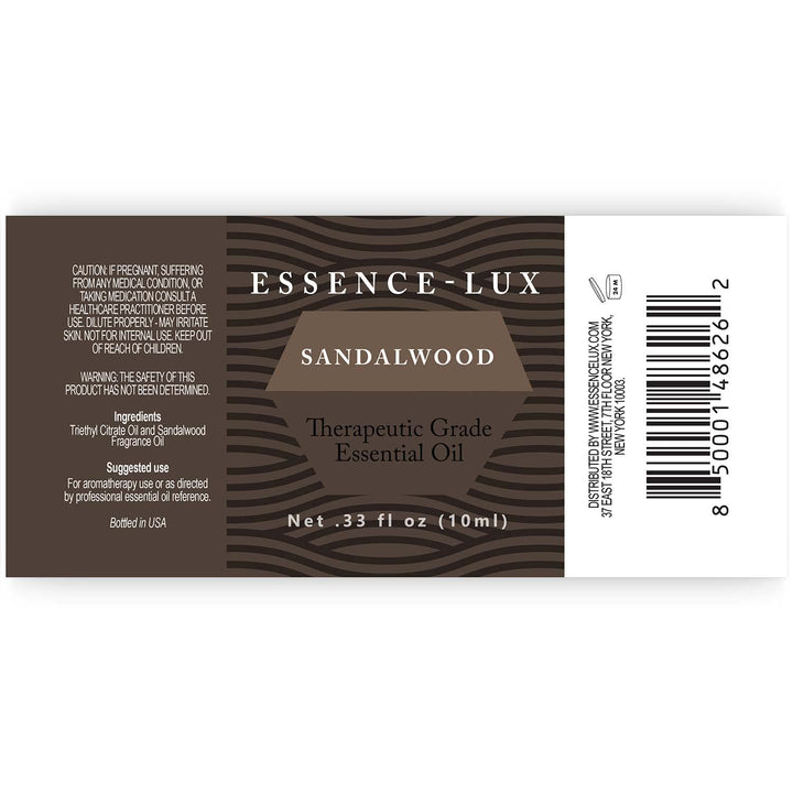 Essence-Lux Sandalwood, 10Ml: Sandalwood Essential Oil 