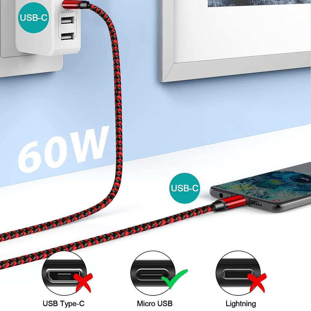 USB C to USB C Cable, Type C to Type C, [6Ft 2-Pack] 60W Fast Charging Cable, USB C to Type C Charger Cord Compatible for Apple iPhone 15/15 Pro/15 Plus/15 Pro Max, iPad Air, MacBook, Samsung Galaxy