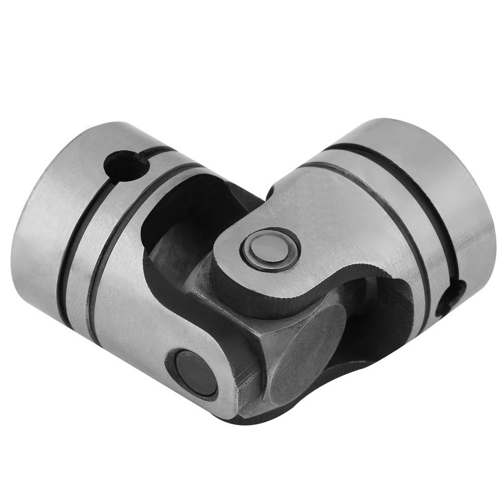 Universal Joint, Universal Joints, Universal Joint Coupling, Universal Joint Shaft 16mm/20mm Outer Diameter Steel Shaft Coupling Motor Connector DIY Steering(16mm)