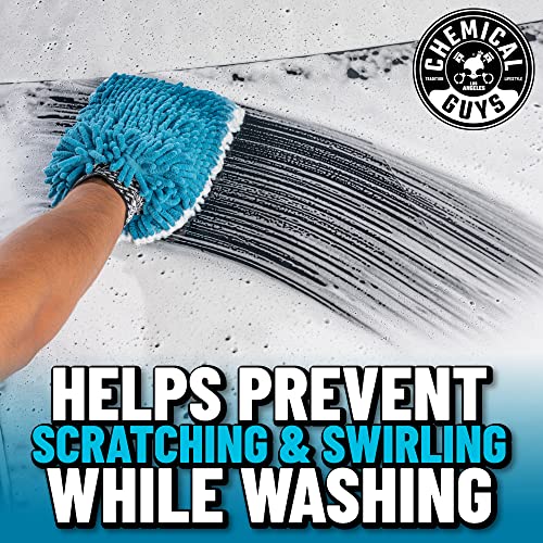 MIC498 Chenille Premium Scratch-Free Microfiber Wash Mitt, Safe for Cars, Trucks, SUVs, RVs &amp; More, (10.9 x 8) 1 Pack