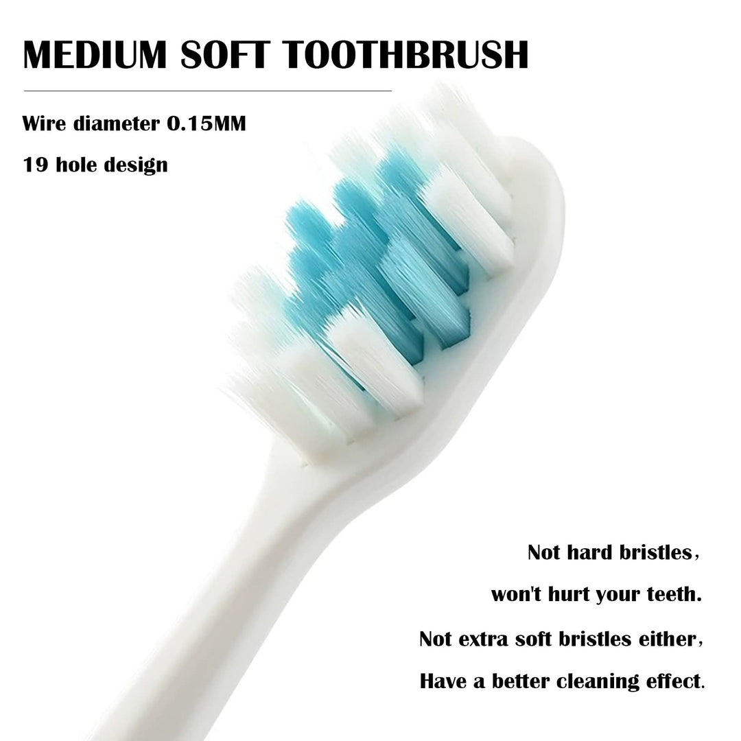 GoodUping Fine Silk Toothbrush for Sensitive Teeth, 100