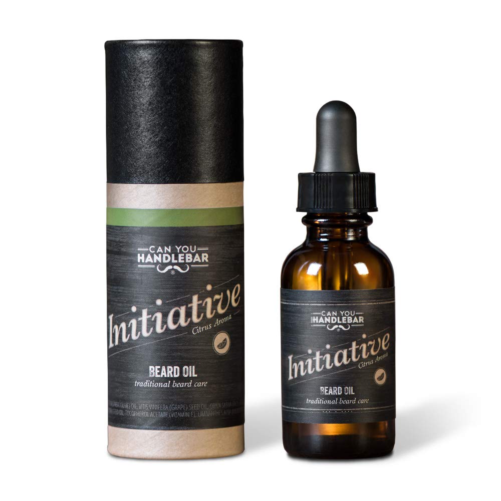 Beard Oil for Men, Natural Beard Care Conditioner Moisturizer Softener Grooming Product, Citrus Bergamot and Lavender Scent, 1oz Dropper Bottle