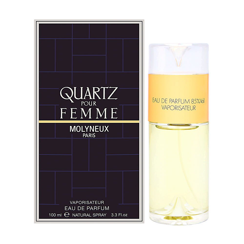 Quartz By For Women. Eau De Parfum Spray 3.3 Ounces