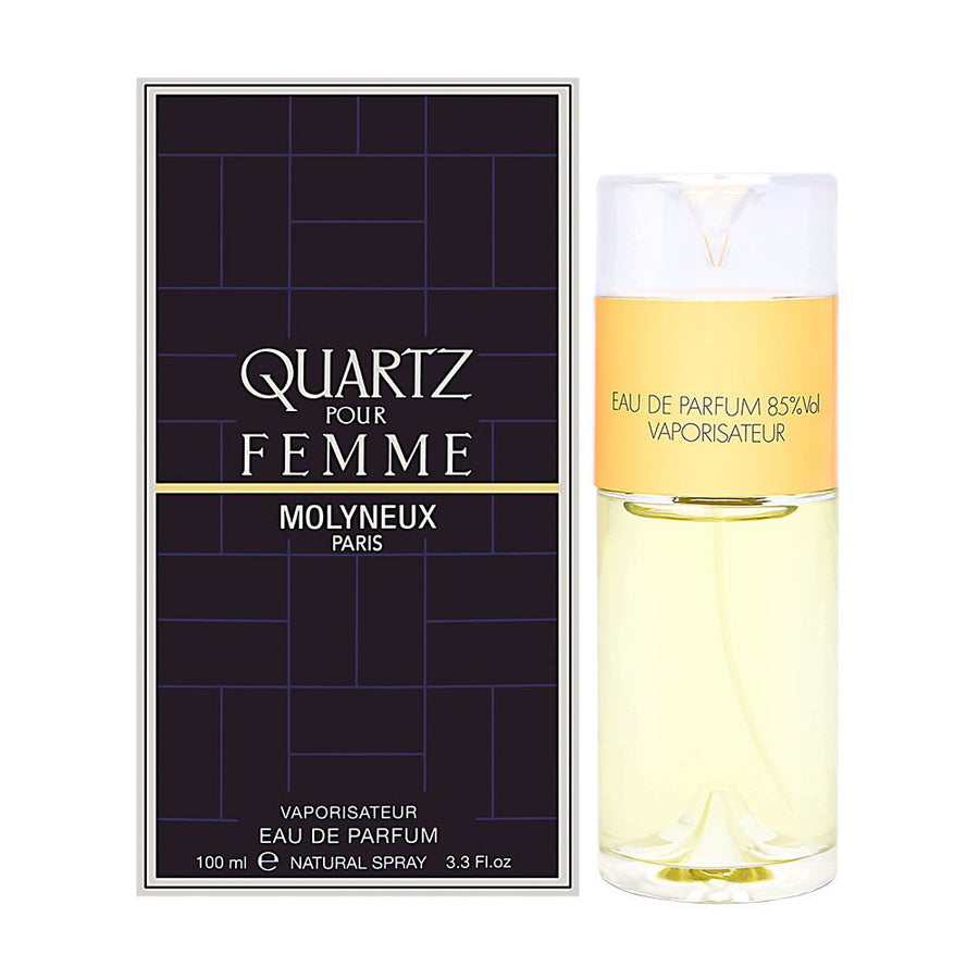 Quartz By For Women. Eau De Parfum Spray 3.3 Ounces