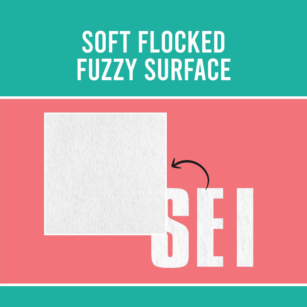 SEI 9-161 2-Inch Block Letter Iron on Transfer, White, 