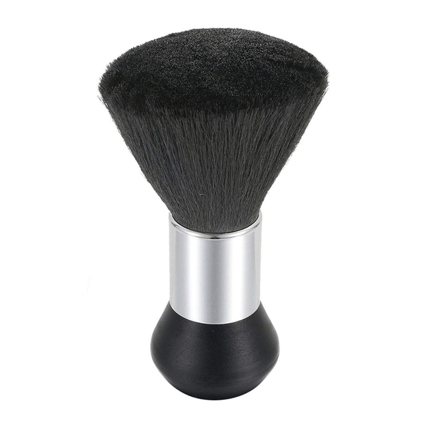 Barber Neck Duster Brush Hair Cutting Kits Hair Salon Hair Removal Brush Professional Broken Hairbrush Haircut Special Cleaning Brush,Black