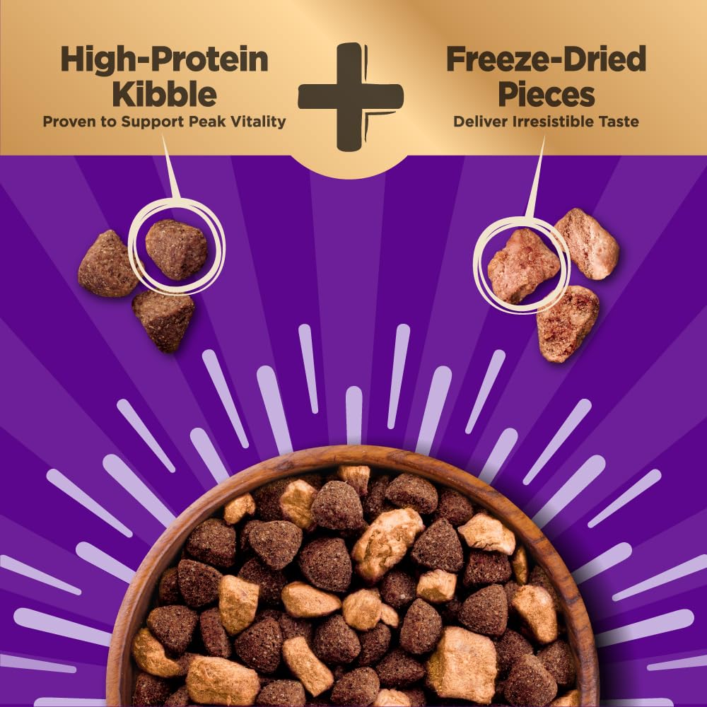 CORE+ (Formerly RawRev) Dry Dog Food with Freeze Dried Pieces, Grain Free, High Protein, Natural, Original Turkey &amp; Chicken Recipe, (20-Pound Bag)