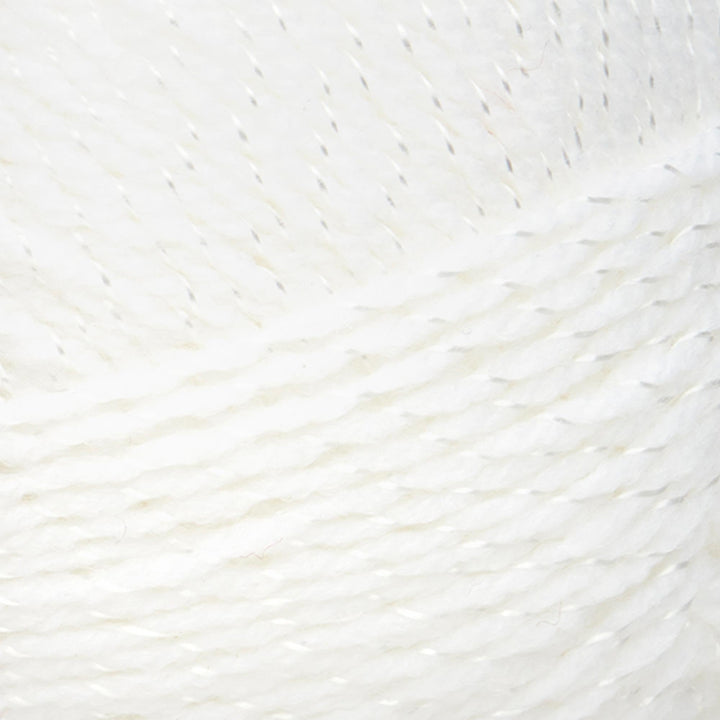 (1 Skein) Lion Brand Yarn Babysoft Baby Yarn Yarn, Baby White Pompadour
