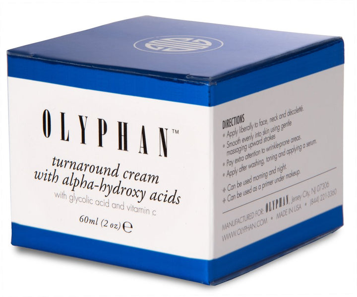 Alpha Hydroxy Acid Cream for Face Best Glycolic Acid Exfoliating Face Moisturizer Anti-Aging Cream with AHA for Acne Prone Skin; Day - Night Natural Exfoliator for Women or Men
