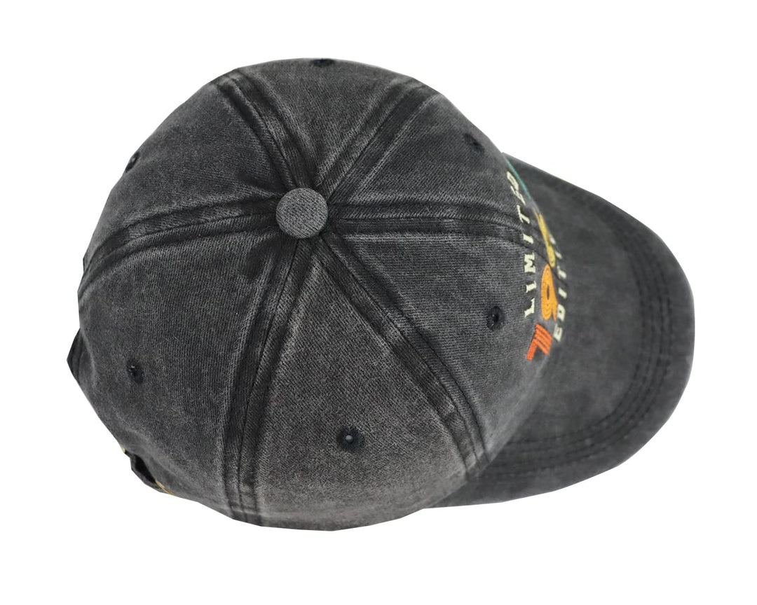 61th Birthday Gift Hat for Men Women, Limited 1963 Edition Baseball Cap, Vintage 1963 Old Gag Gift Ideas for Dad Mom Grandpa and Grandma Black