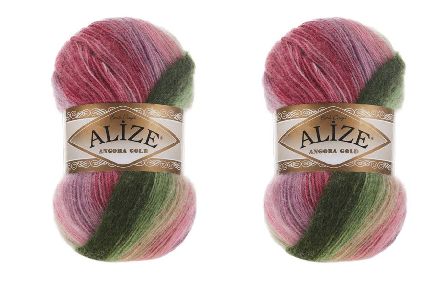 Alize Angora Gold Batik Yarn 20% Wool 80% Acrylic Lot o
