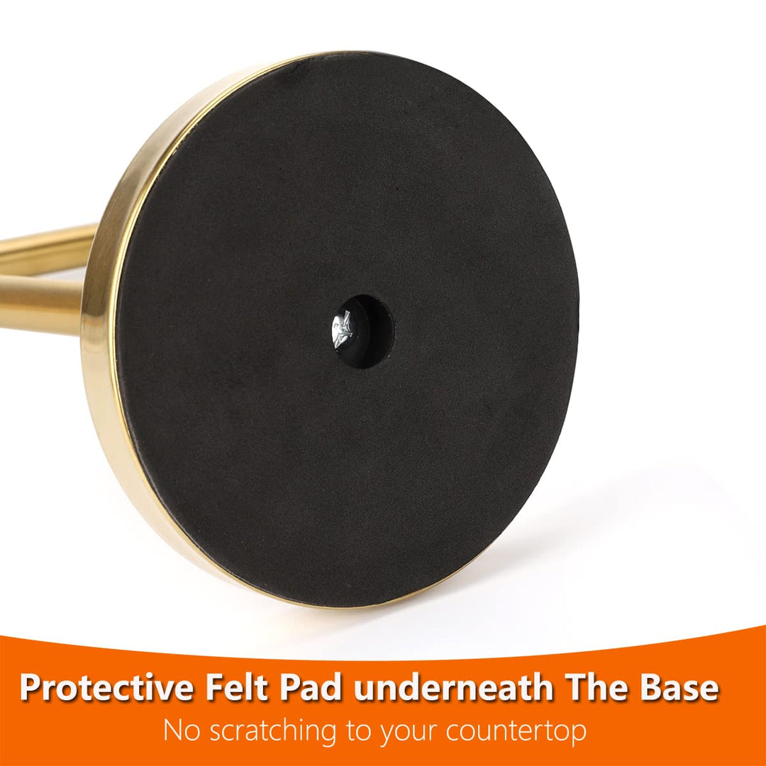 Gold Towel Rack Hand Towel Stand, Bathroom Towel Holder Stand SUS304 Stainless Steel (Gold)