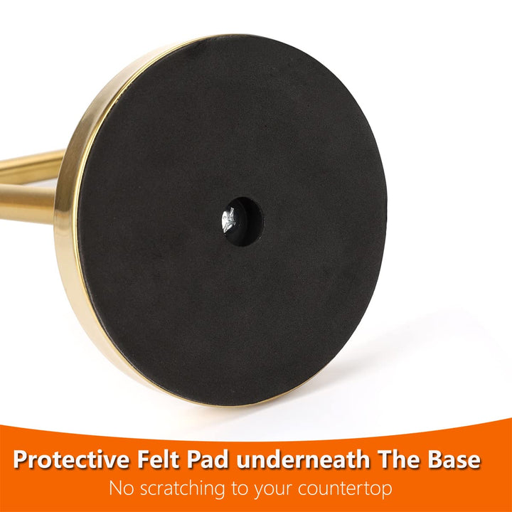 Gold Towel Rack Hand Towel Stand, Bathroom Towel Holder Stand SUS304 Stainless Steel (Gold)