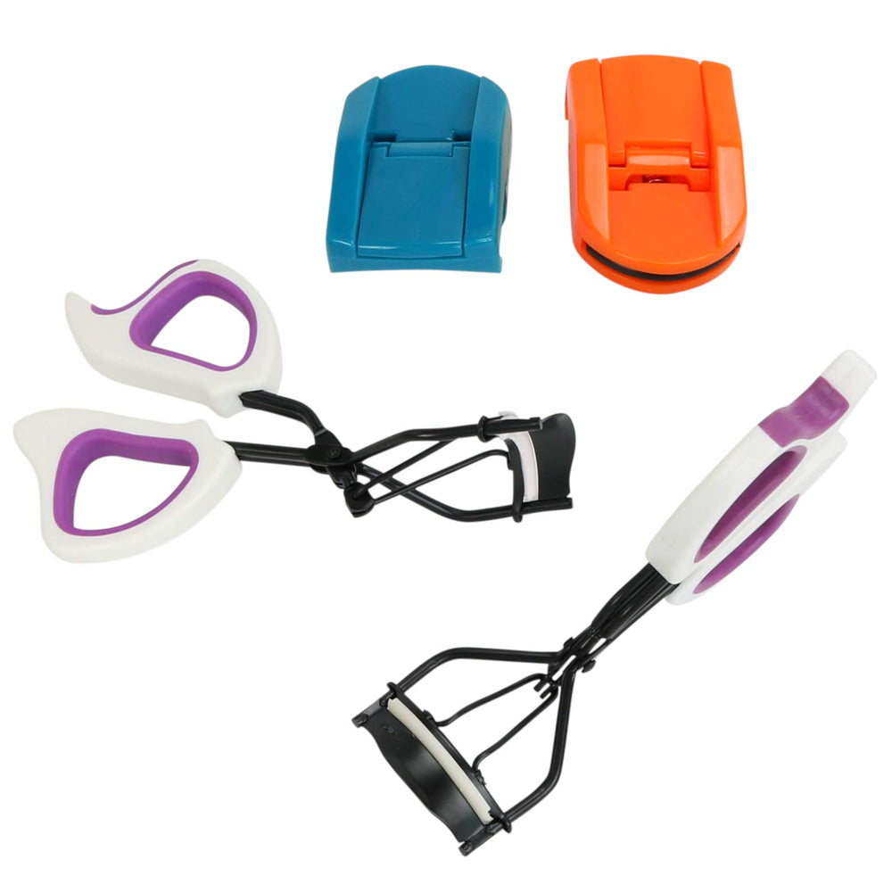 Iconikal Eyelash Curler Set with Travel Siz, 4-Pack