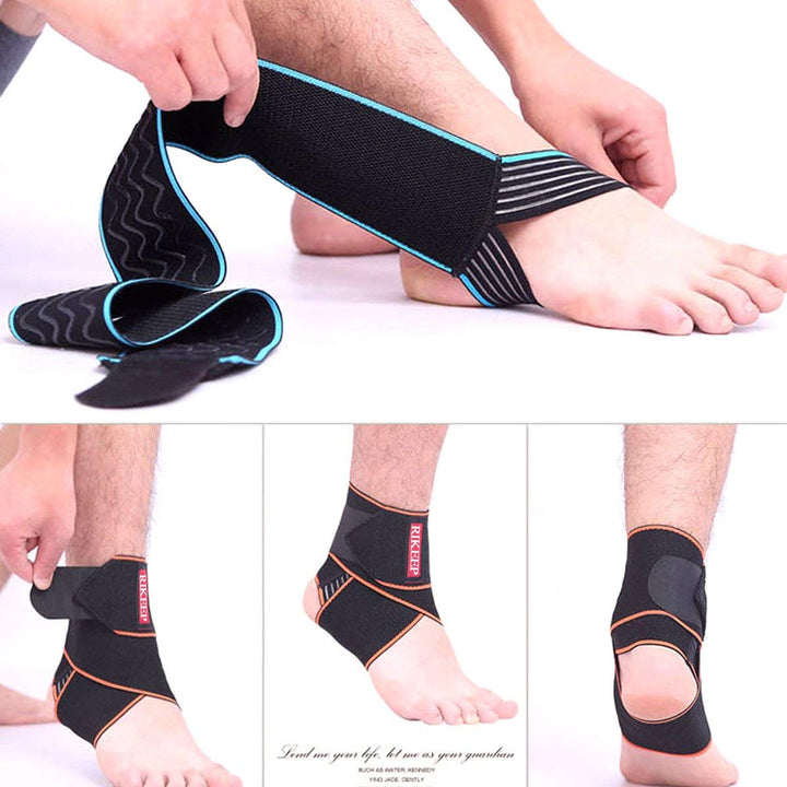 Ankle Brace,Adjustable Ankle Support Breathable Nylon M