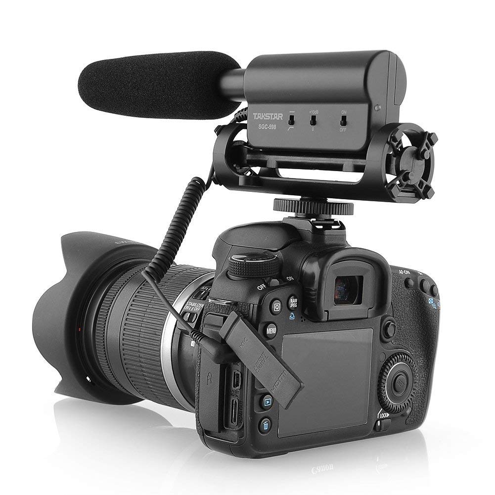 SGC-598 Photography Interview Shotgun MIC Microphone for Nikon Canon DSLR Camera