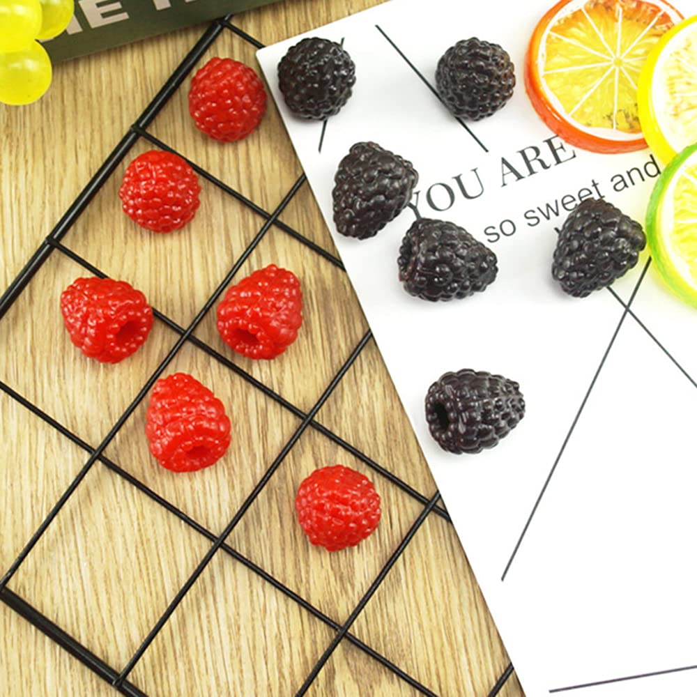 RAYNAG 20pcs Artificial Raspberry Fake Simulation Fruit