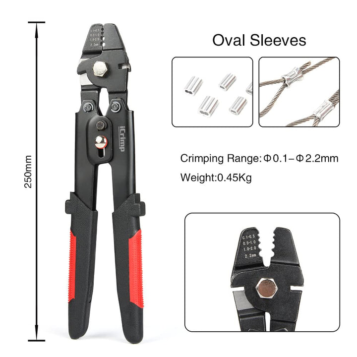 iCrimp Wire Rope Swager for Crimping Fishing Lines Up T