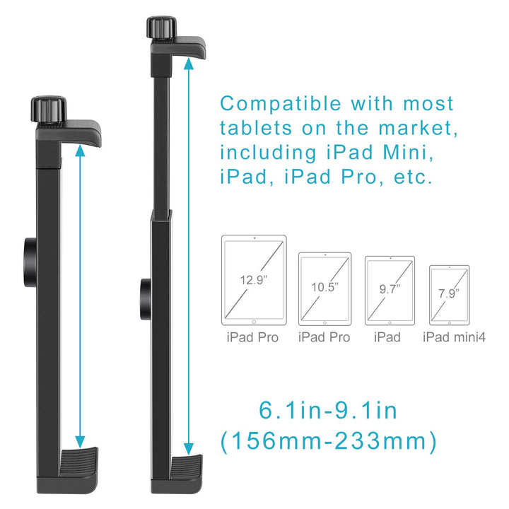 Neewer iPad Tablet Tripod Mount Adapter Holder 16-23.5 