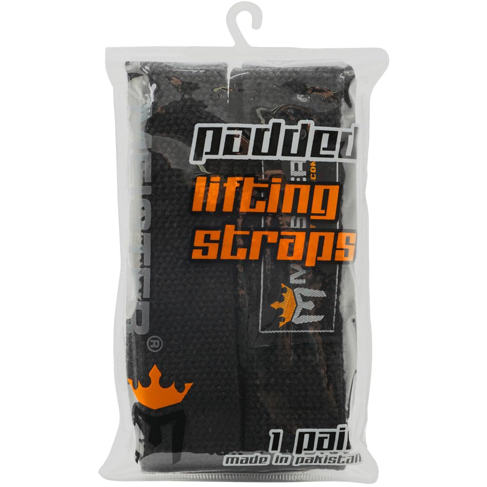 Meister Neoprene-Padded No-Slip Weight Lifting Straps f