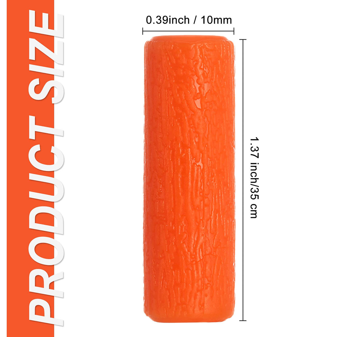 10 Pieces Aligner Chewies for Aligner Chompers Aligner Trays Seater Chewies (Orange)