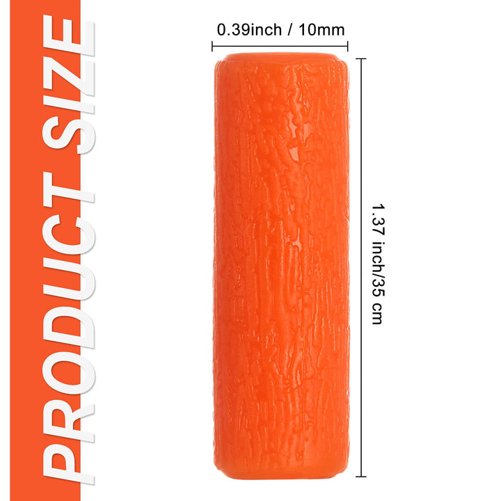10 Pieces Aligner Chewies for Aligner Chompers Aligner Trays Seater Chewies (Orange)