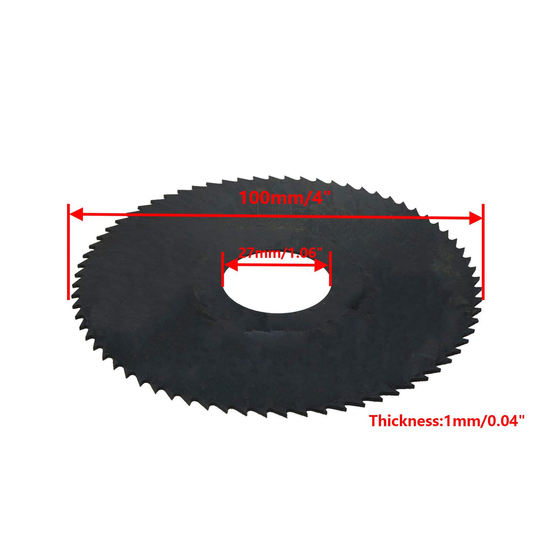 Slitting Saw Blade 72 Teeth Circular HSS Slitting Saw Cutter 4 Dia