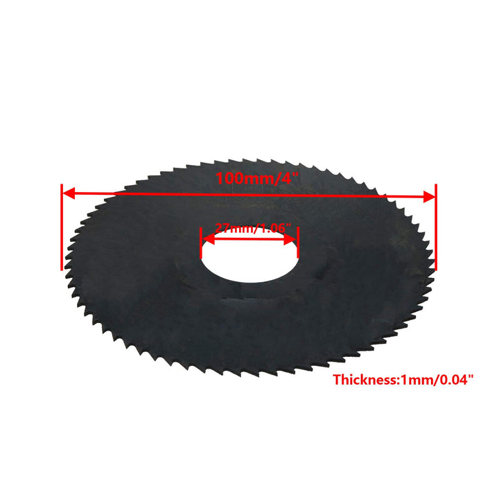 Slitting Saw Blade 72 Teeth Circular HSS Slitting Saw Cutter 4 Dia