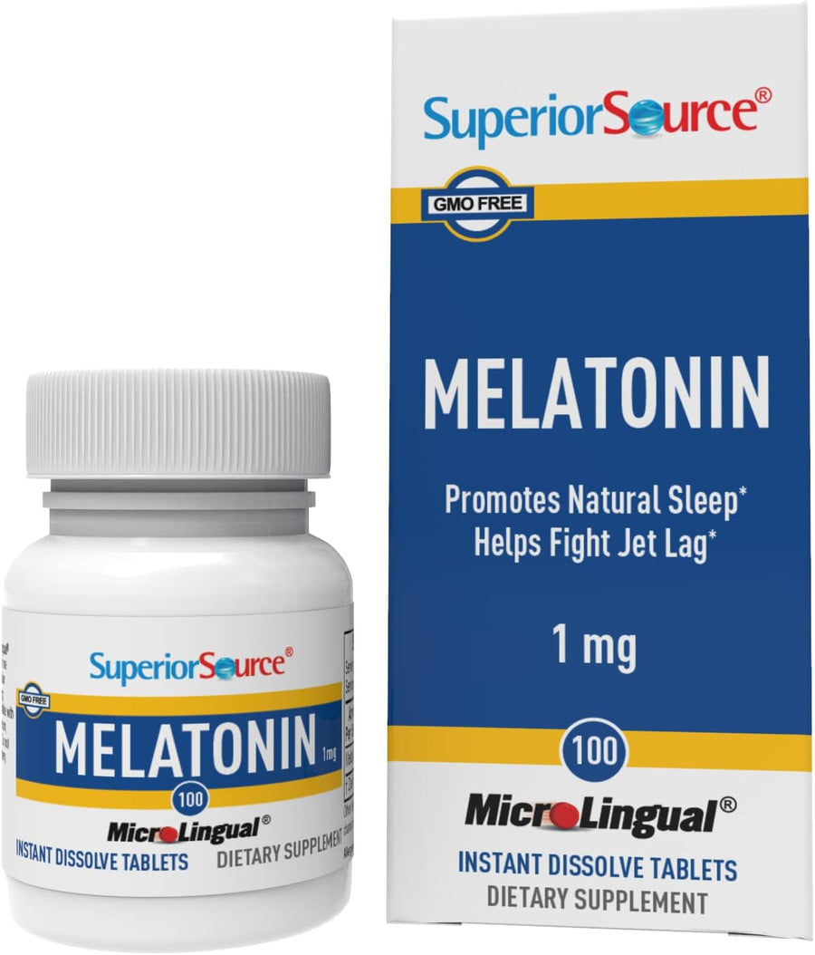 Superior Source Melatonin Multivitamin 1mg 100 Count
