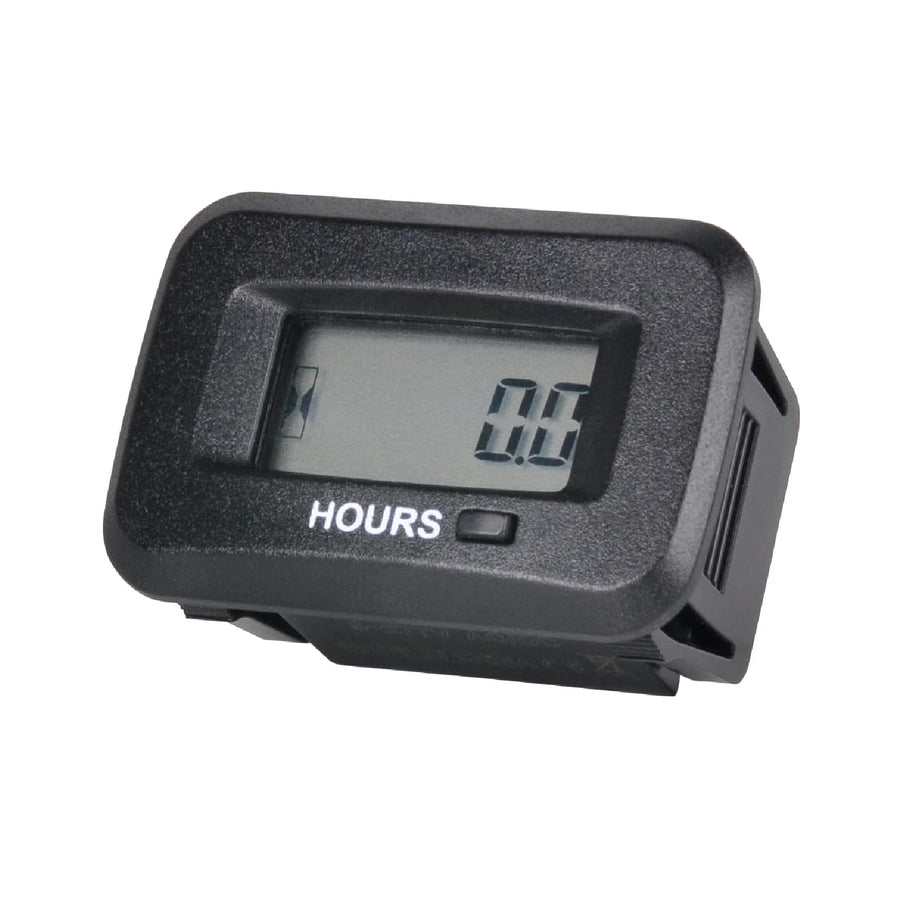 AC/DC 5V to 277V Hour Meter Gauge Maintenance Timer Tracking for ZTR Lawn Mower Tractor Generator Compressor ATV Boat Golf Cart Forklift Snowmobile