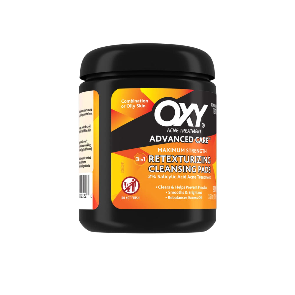 OXY Maximum Action 3-In-1 Treatment Pads 90 ea (Pack of 3)