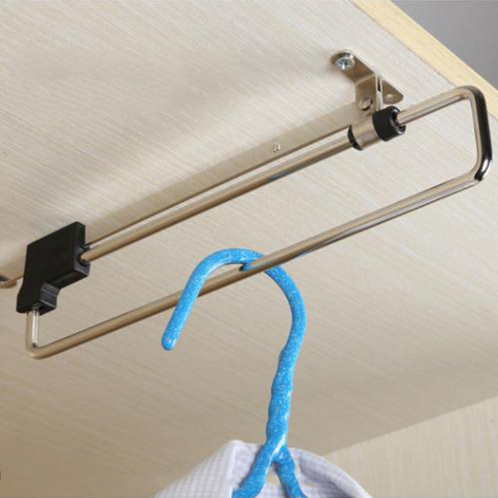 Retractable Closet Pull Out Rod Closet Valet Rod Extend