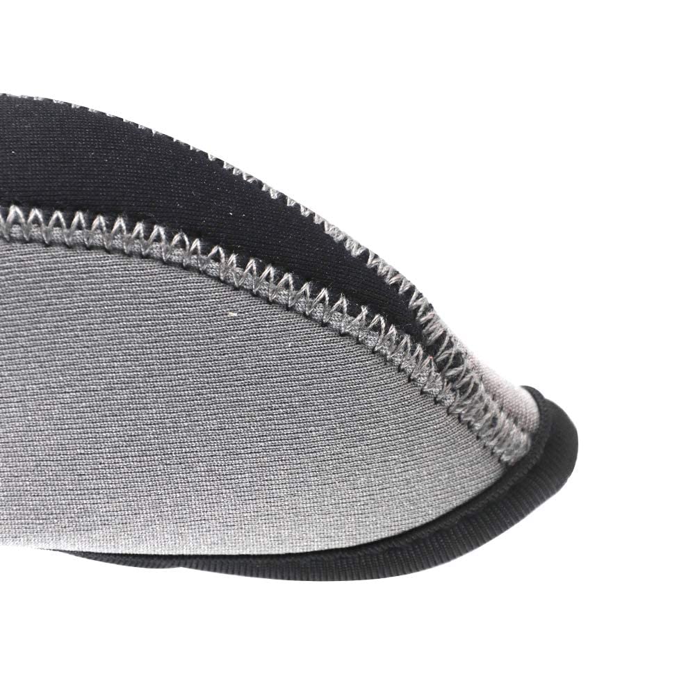 11pcs/Set Neoprene Iron Headcover Set with Large No. for All Brands Callaway,Ping,Taylormade,Cobra Etc. (Gray &amp; Black)