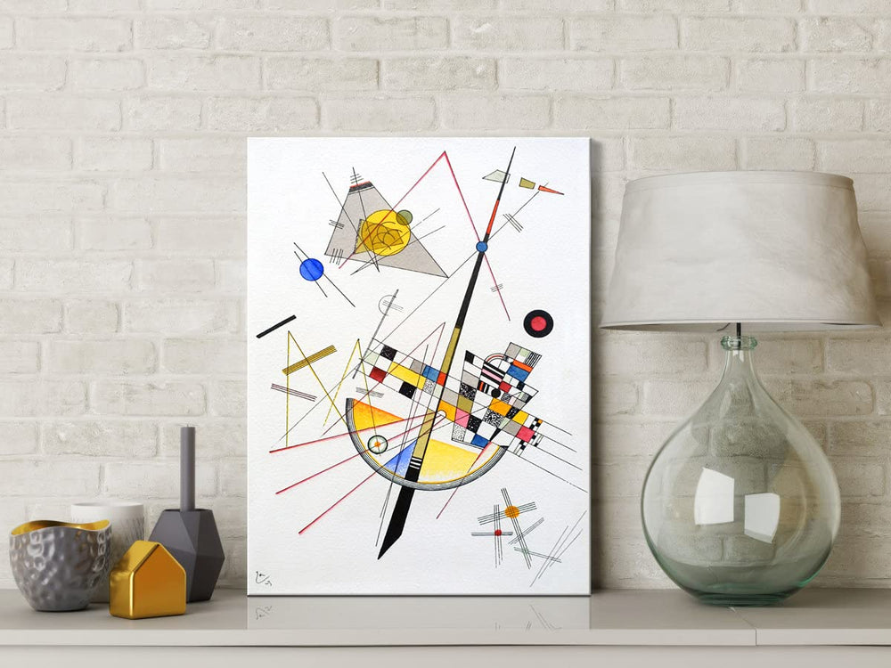 Canvas Prints Delicate Tension #85, 1923 by Wassily Kandinsky Classic Art Reproductions Canvas Wall Art for Home Decoration