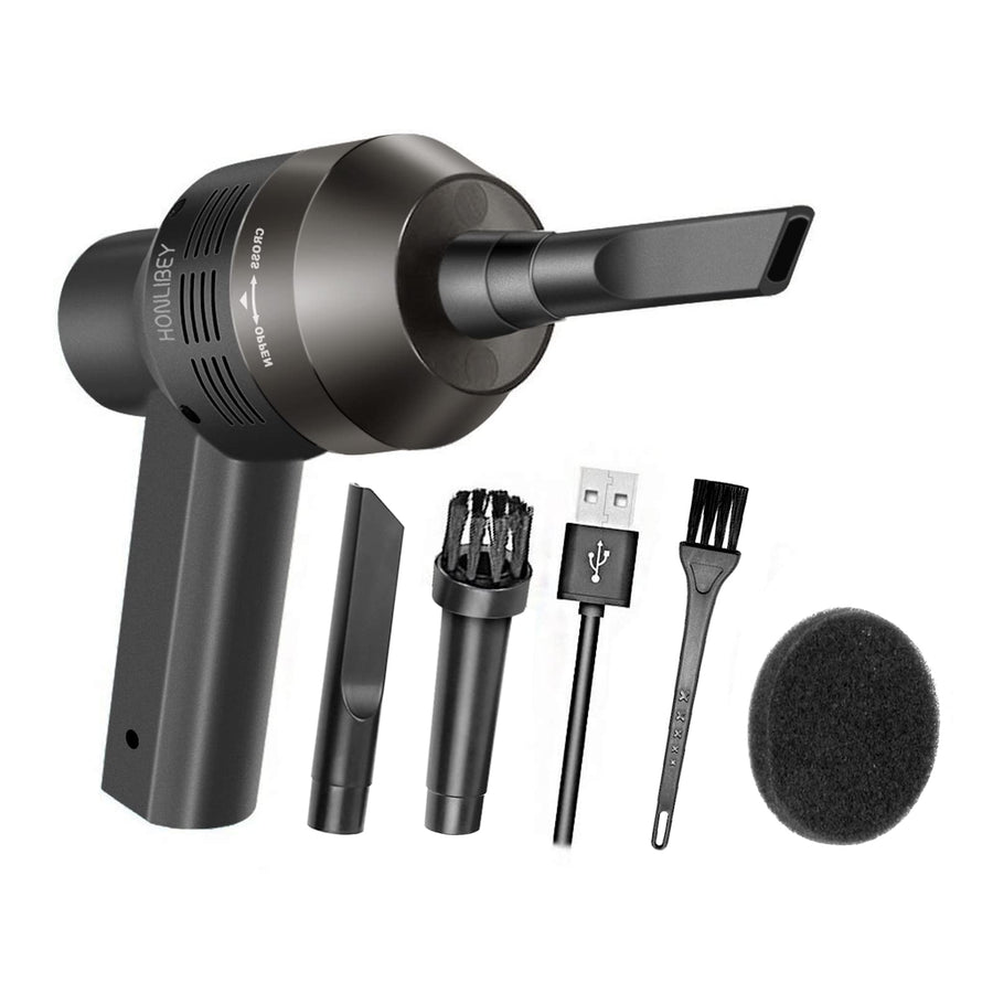 New Cordless Mini Computer Vacuum, Portable Vacuum Cleaner Car Vacuum Dust Kit - Cleaning Dust, Hairs, Crumbs, Scraps, Ash for Laptop, Keyboard, Computer,Car, Pet House, Sewing Machine
