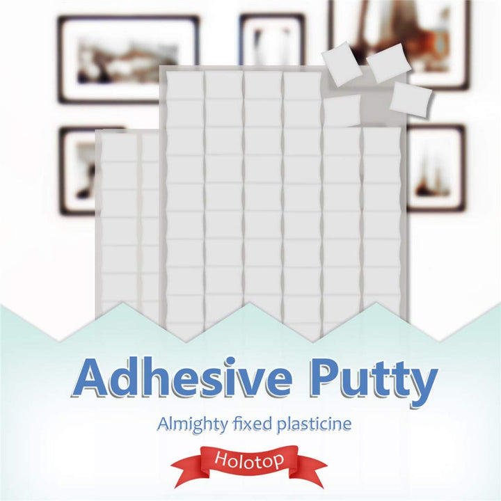 120 Pieces Removable Adhesive Poster Putty (White) Reusable Multipurpose Mounting Tacky Putty for Hanging Pictures Poster Art Photography (White 120Pcs)
