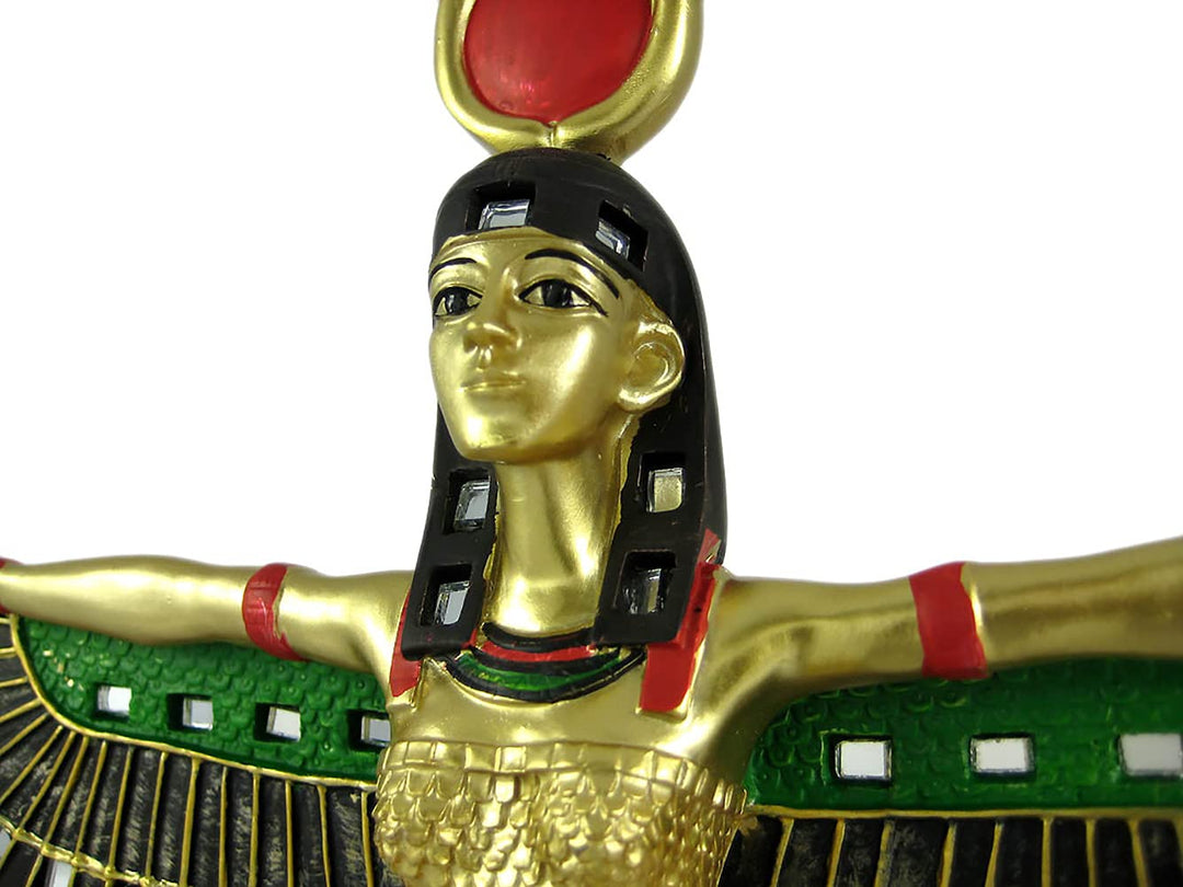 Winged Isis Egyptian Goddess Statue Deity Mythology