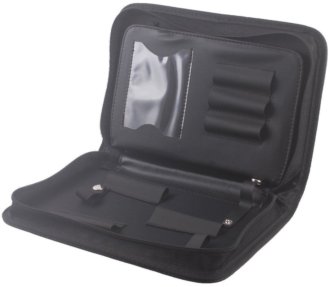 Large Hair Stylist Scissor Holder Pouch Cases for Hairdressers, Salon Tools Holster Bag, Pu Leather