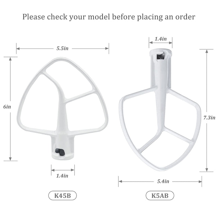 Dough Hook K45DH kitchen mixer attachment for K45 K45SS KSM90 KSM150 Mixer-4.5/5.0 QT