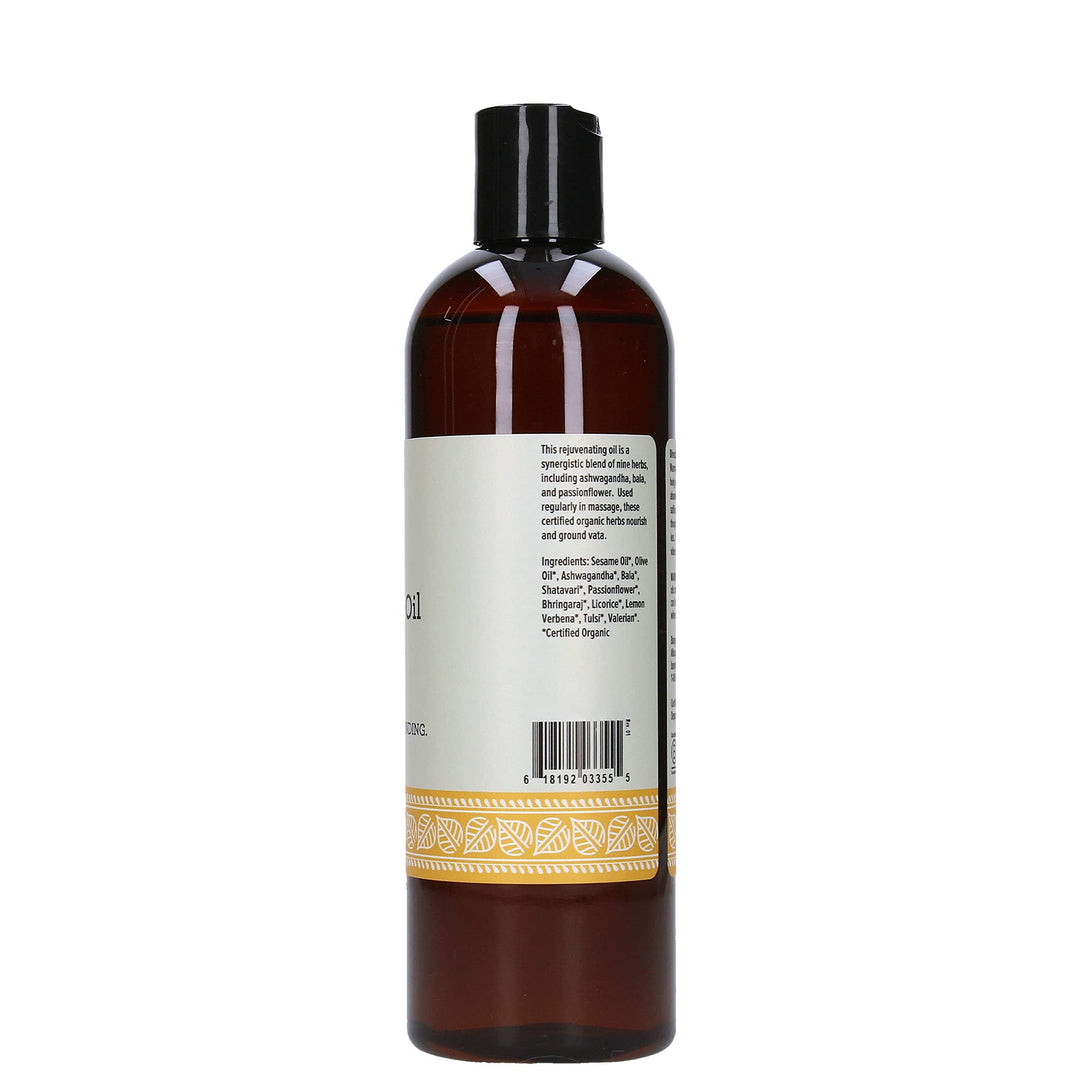 Vata Massage Oil- Certified Organic, 12 oz