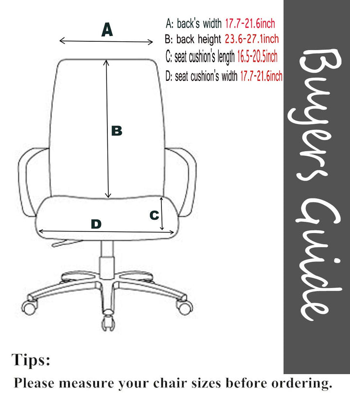 Deisy Dee Computer Office Chair Covers for Stretch Rota