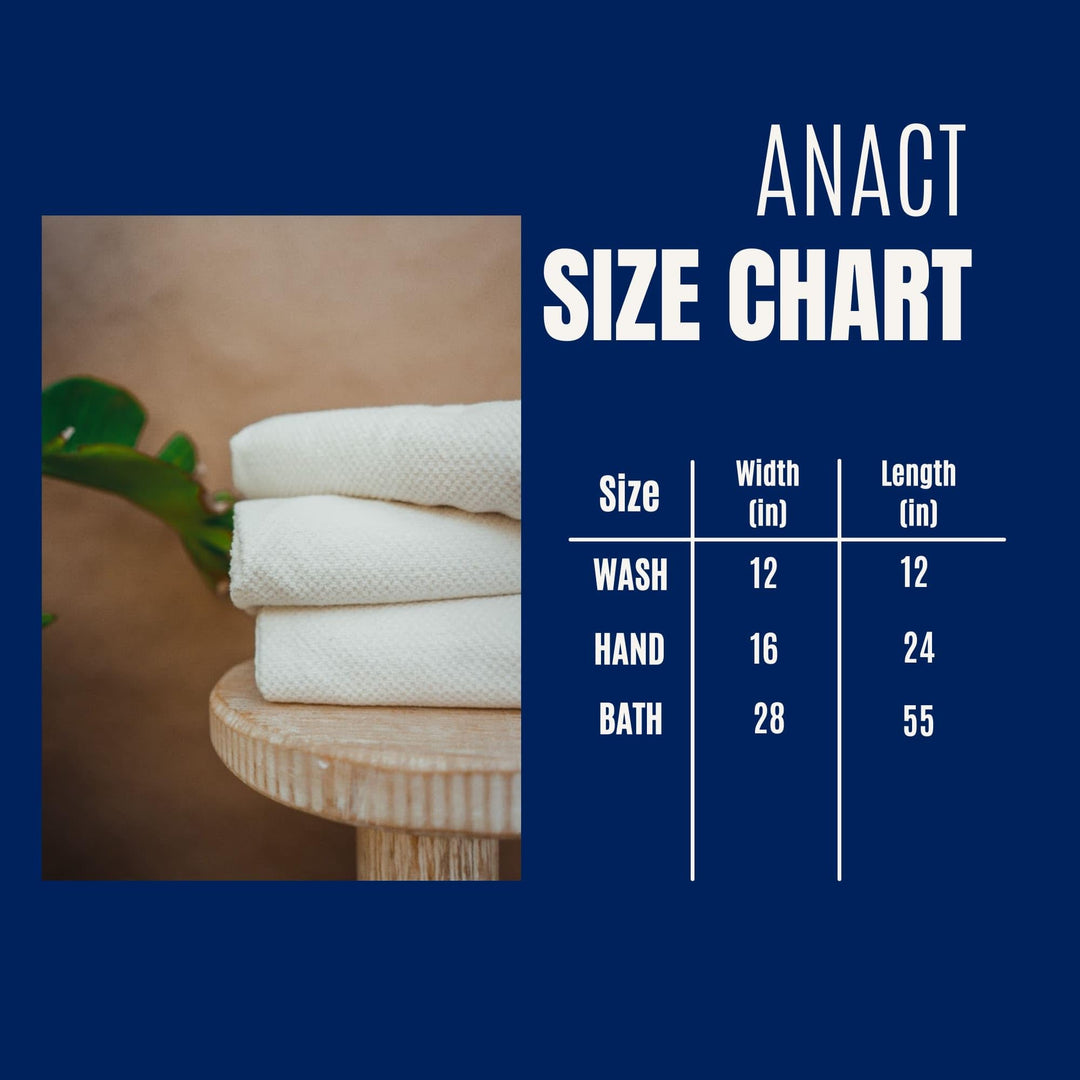 Hemp White Bath Towel 1pk - Organic Bath Towel, Eco-Friendly, Absorbent, Sustainable Spa Quality Bathroom White Bath Towel w/Organic Cotton &amp; Hemp Fiber