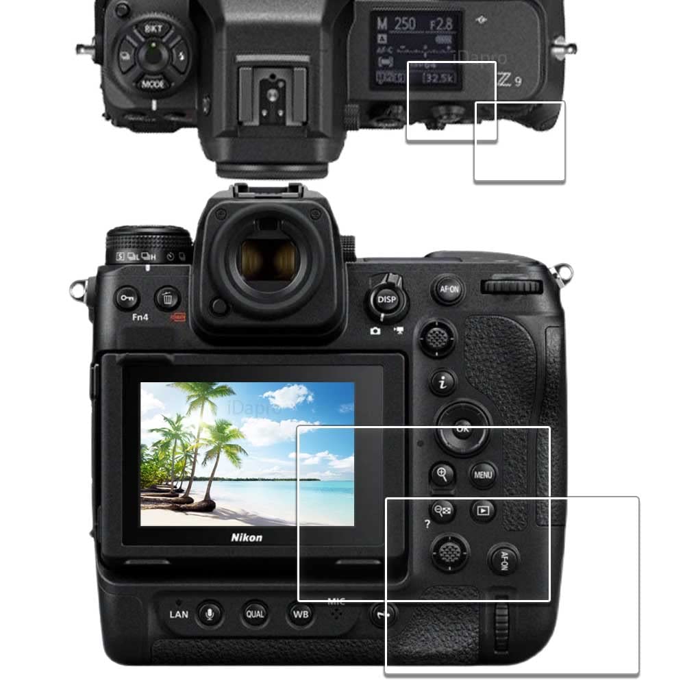 iDaPro Screen Protector for Nikon Z8 Z 8 Z9 Z 9 + Top S