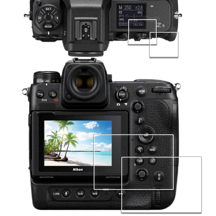 iDaPro Screen Protector for Nikon Z8 Z 8 Z9 Z 9 + Top S