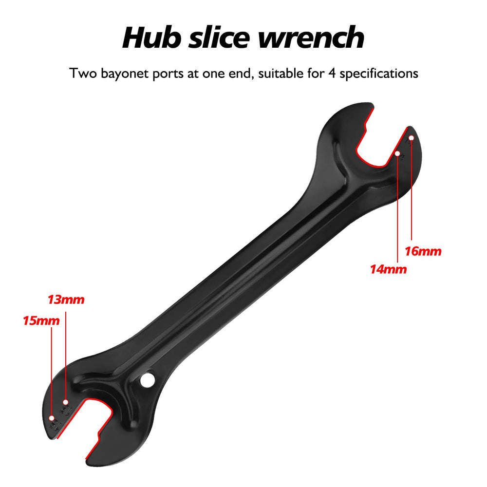 QKURT 2 PCS Bicycle Cone Spanner Hub Wrench, Bicycle Wh