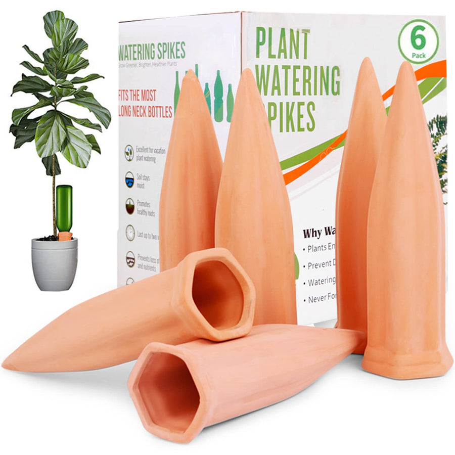 REMIAWY Plant Watering Spikes, Plant Vacation Waterer W