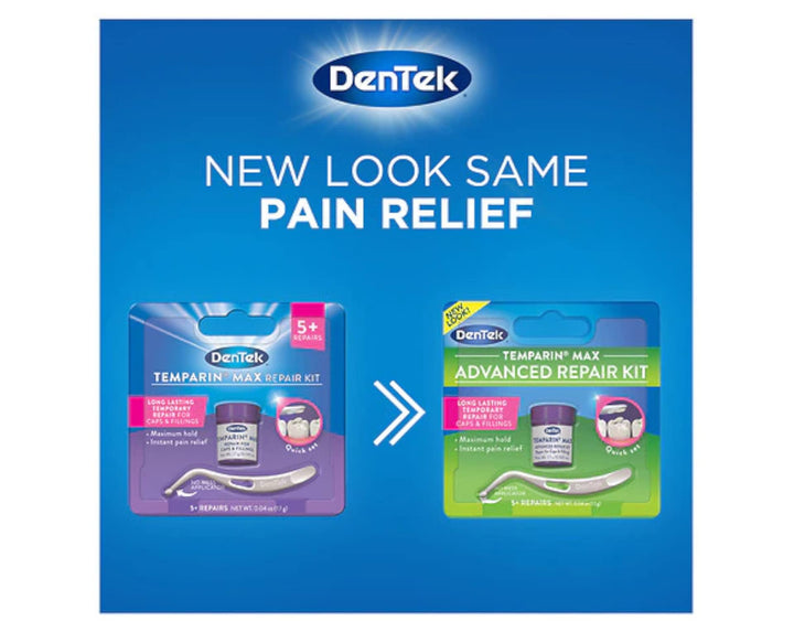 DenTek Temparin Max Lost Filling and Loose Cap Repair Kit | One Step Formula | 5+ Repairs | 0.04 Ounces | 6-Pack