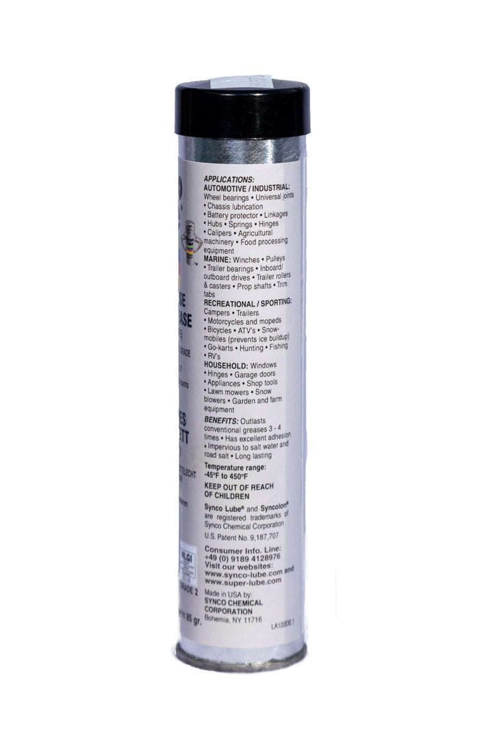 21036 Synthetic Grease (NLGI 2), 3 oz Cartridge, Translucent White, 1 pack