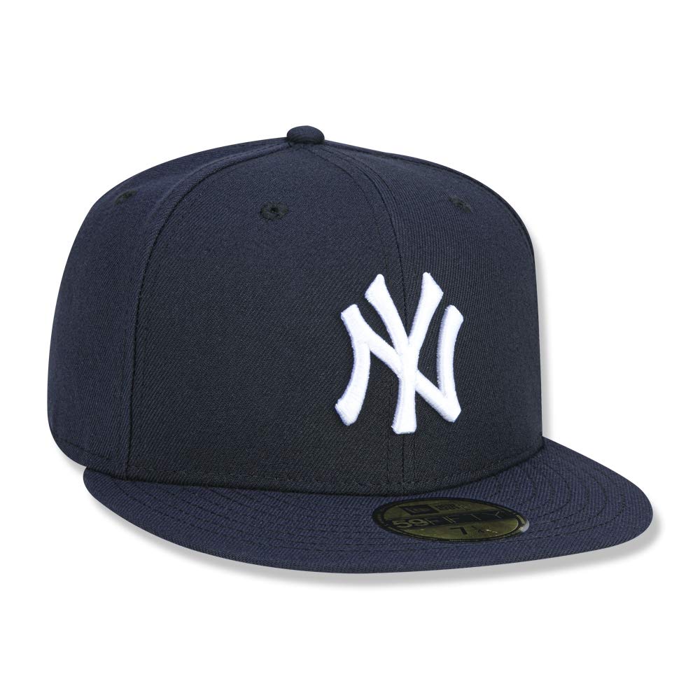Mens New York Yankees MLB Authentic Collection 59FIFTY Cap (7 1/4, Navy)