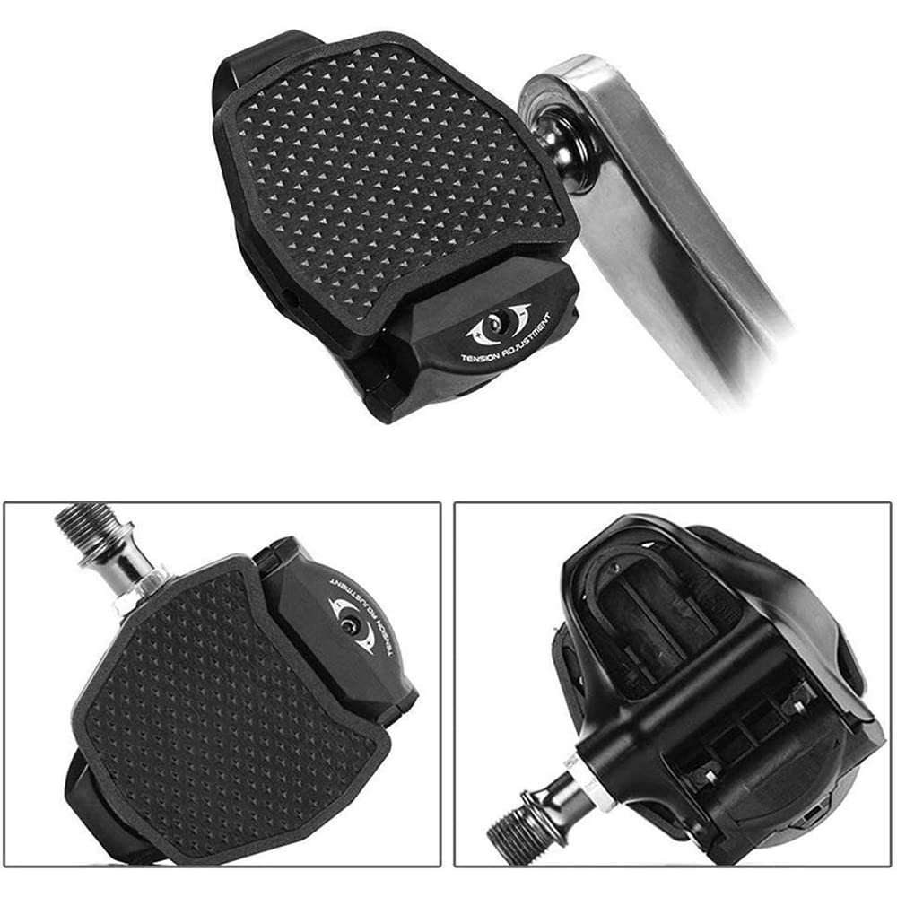 Road Bike Clipless Pedal Convert to Flat Pedals,Universal Platform Pedal Adapters for Shimano SPD-SL System Pedal(Only Work on Shimano Road Bike Pedals)